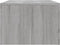 vidaXL - Salontafel - 102x50x36 - cm - bewerkt - hout - grijs - sonoma - eikenkleurig