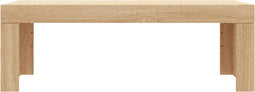 vidaXL - Salontafel - 102x50x36 - cm - bewerkt - hout - sonoma - eikenkleurig