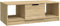 vidaXL - Salontafel - 102x50x36 - cm - bewerkt - hout - sonoma - eikenkleurig