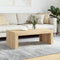 vidaXL - Salontafel - 102x50x36 - cm - bewerkt - hout - sonoma - eikenkleurig