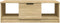vidaXL - Salontafel - 102x50x36 - cm - bewerkt - hout - sonoma - eikenkleurig