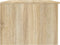 vidaXL - Salontafel - 102x50x36 - cm - bewerkt - hout - wit - en - sonoma - eikenkleurig
