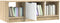 vidaXL - Salontafel - 102x50x36 - cm - bewerkt - hout - wit - en - sonoma - eikenkleurig