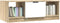 vidaXL - Salontafel - 102x50x36 - cm - bewerkt - hout - wit - en - sonoma - eikenkleurig
