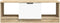 vidaXL - Salontafel - 102x50x36 - cm - bewerkt - hout - wit - en - sonoma - eikenkleurig