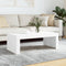 vidaXL - Salontafel - 102x50x36 - cm - bewerkt - hout - wit