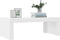 vidaXL - Salontafel - 102x50x36 - cm - bewerkt - hout - wit