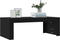 vidaXL - Salontafel - 102x50x36 - cm - bewerkt - hout - zwart