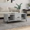 vidaXL - Salontafel - 102x50x40 - cm - bewerkt - hout - betongrijs
