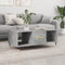 vidaXL - Salontafel - 102x50x40 - cm - bewerkt - hout - betongrijs
