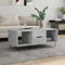 vidaXL - Salontafel - 102x50x40 - cm - bewerkt - hout - betongrijs