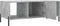 vidaXL - Salontafel - 102x50x40 - cm - bewerkt - hout - betongrijs