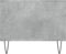 vidaXL - Salontafel - 102x50x40 - cm - bewerkt - hout - betongrijs