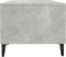 vidaXL - Salontafel - 102x50x40 - cm - bewerkt - hout - betongrijs