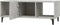 vidaXL - Salontafel - 102x50x40 - cm - bewerkt - hout - betongrijs