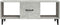 vidaXL - Salontafel - 102x50x40 - cm - bewerkt - hout - betongrijs