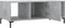 vidaXL - Salontafel - 102x50x40 - cm - bewerkt - hout - betongrijs