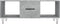vidaXL - Salontafel - 102x50x40 - cm - bewerkt - hout - betongrijs