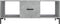 vidaXL - Salontafel - 102x50x40 - cm - bewerkt - hout - betongrijs