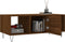 vidaXL - Salontafel - 102x50x40 - cm - bewerkt - hout - bruin - eikenkleur