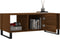 vidaXL - Salontafel - 102x50x40 - cm - bewerkt - hout - bruin - eikenkleur