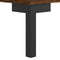 vidaXL - Salontafel - 102x50x40 - cm - bewerkt - hout - bruin - eikenkleur