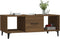 vidaXL - Salontafel - 102x50x40 - cm - bewerkt - hout - bruin - eikenkleur