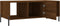 vidaXL - Salontafel - 102x50x40 - cm - bewerkt - hout - bruin - eikenkleur
