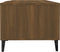 vidaXL - Salontafel - 102x50x40 - cm - bewerkt - hout - bruin - eikenkleur