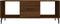 vidaXL - Salontafel - 102x50x40 - cm - bewerkt - hout - bruin - eikenkleur