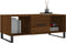 vidaXL - Salontafel - 102x50x40 - cm - bewerkt - hout - bruin - eikenkleur