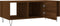 vidaXL - Salontafel - 102x50x40 - cm - bewerkt - hout - bruin - eikenkleur