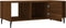 vidaXL - Salontafel - 102x50x40 - cm - bewerkt - hout - bruin - eikenkleur