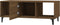vidaXL - Salontafel - 102x50x40 - cm - bewerkt - hout - bruin - eikenkleur