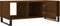 vidaXL - Salontafel - 102x50x40 - cm - bewerkt - hout - bruin - eikenkleur
