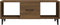 vidaXL - Salontafel - 102x50x40 - cm - bewerkt - hout - bruin - eikenkleur