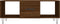 vidaXL - Salontafel - 102x50x40 - cm - bewerkt - hout - bruin - eikenkleur