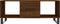 vidaXL - Salontafel - 102x50x40 - cm - bewerkt - hout - bruin - eikenkleur