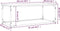 vidaXL - Salontafel - 102x50x40 - cm - bewerkt - hout - en - ijzer - sonoma - eikenkleur