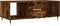 vidaXL - Salontafel - 102x50x40 - cm - bewerkt - hout - gerookt - eikenkleurig