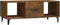 vidaXL - Salontafel - 102x50x40 - cm - bewerkt - hout - gerookt - eikenkleurig