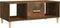 vidaXL - Salontafel - 102x50x40 - cm - bewerkt - hout - gerookt - eikenkleurig