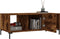 vidaXL - Salontafel - 102x50x40 - cm - bewerkt - hout - gerookt - eikenkleurig