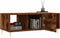 vidaXL - Salontafel - 102x50x40 - cm - bewerkt - hout - gerookt - eikenkleurig