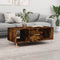 vidaXL - Salontafel - 102x50x40 - cm - bewerkt - hout - gerookt - eikenkleurig