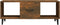 vidaXL - Salontafel - 102x50x40 - cm - bewerkt - hout - gerookt - eikenkleurig