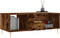 vidaXL - Salontafel - 102x50x40 - cm - bewerkt - hout - gerookt - eikenkleurig