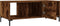 vidaXL - Salontafel - 102x50x40 - cm - bewerkt - hout - gerookt - eikenkleurig