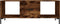 vidaXL - Salontafel - 102x50x40 - cm - bewerkt - hout - gerookt - eikenkleurig