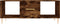 vidaXL - Salontafel - 102x50x40 - cm - bewerkt - hout - gerookt - eikenkleurig